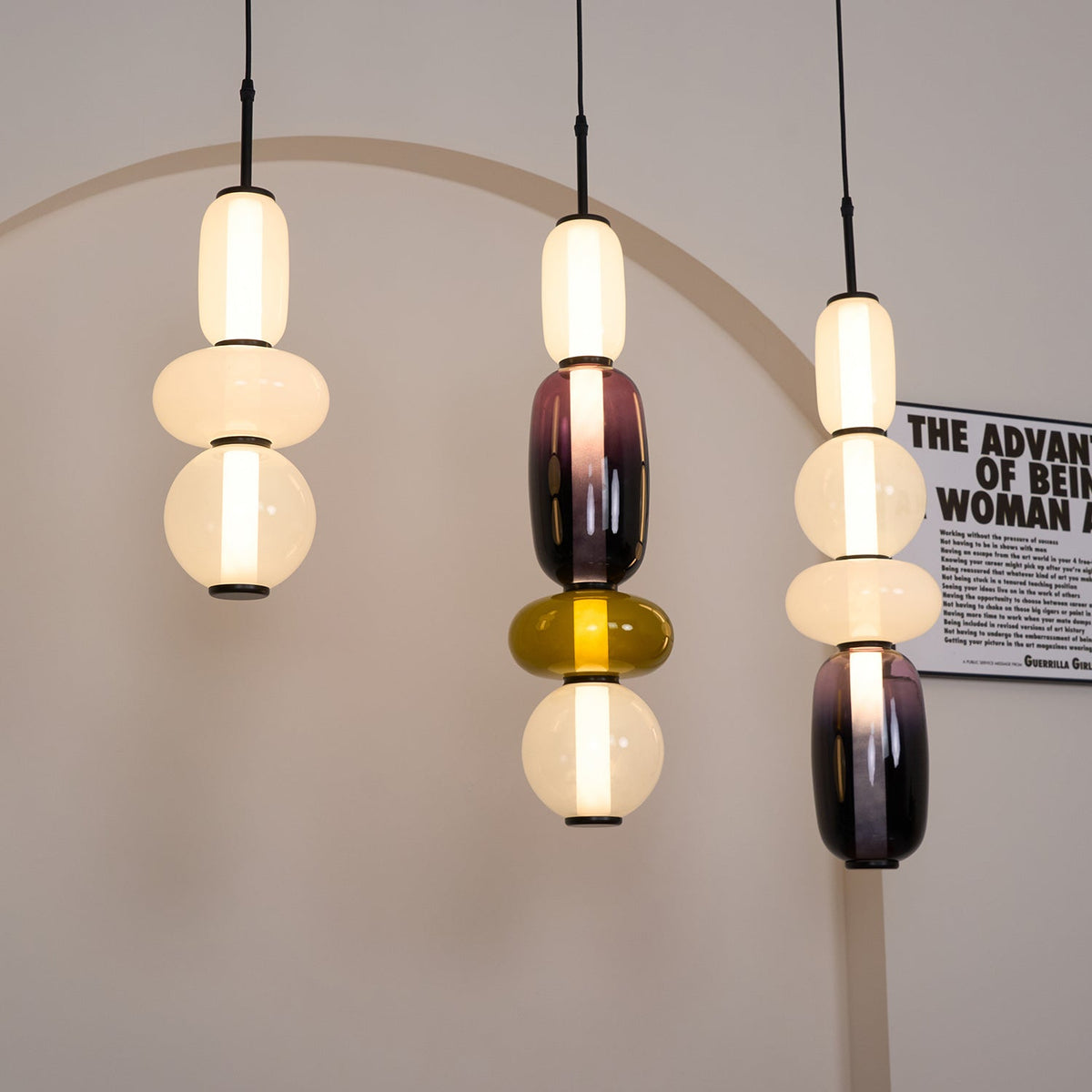 Eiriniella Candied glas hanglamp