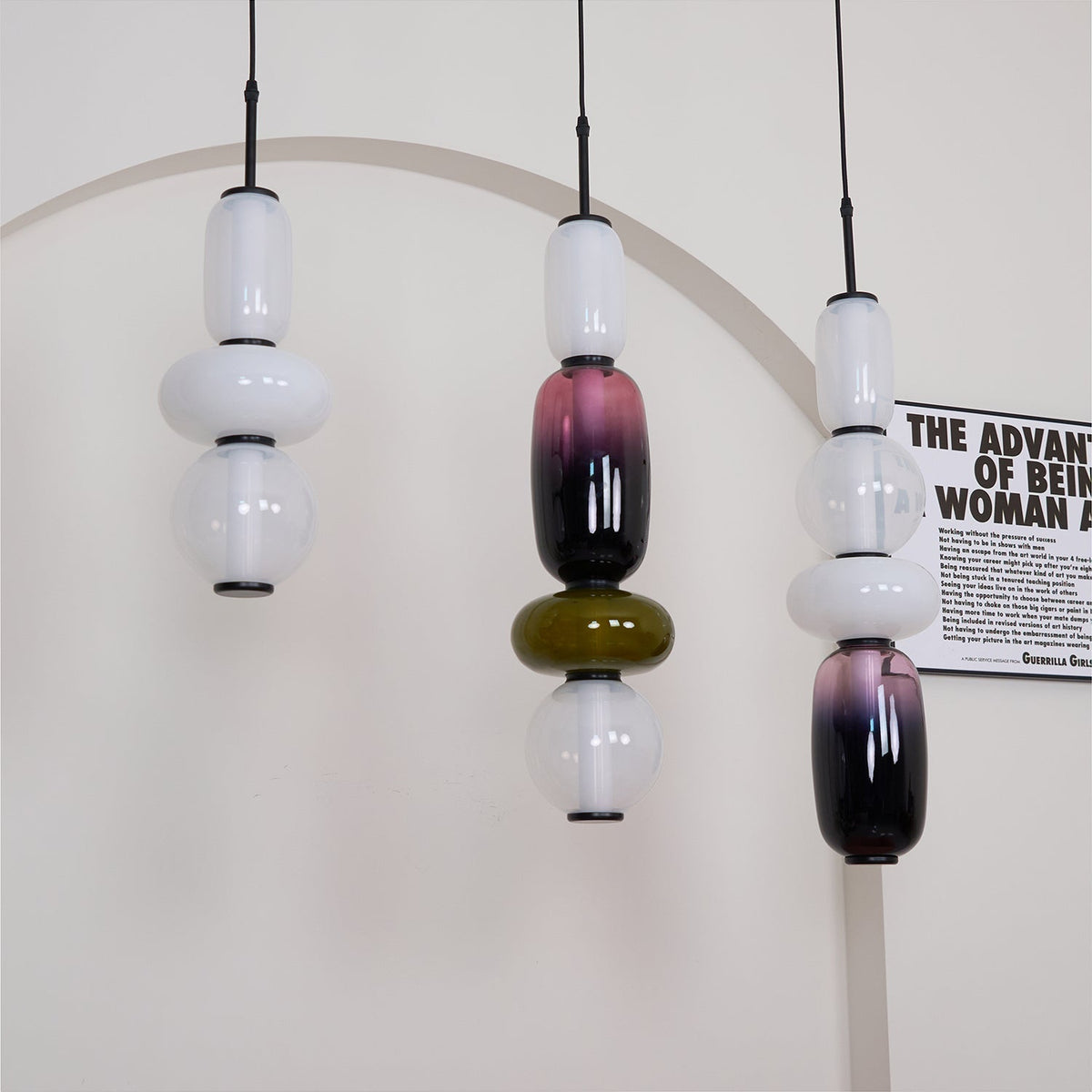 Eiriniella Candied glas hanglamp