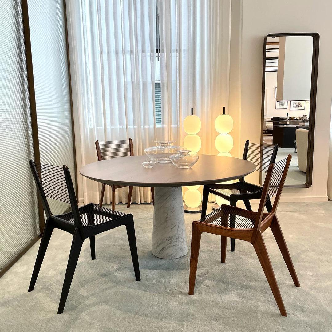 Ceni Minimalistische vloerlamp van marmer