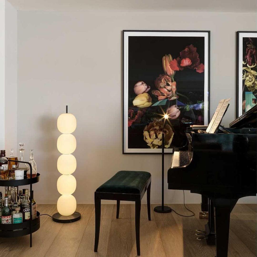 Ceni Minimalistische vloerlamp van marmer