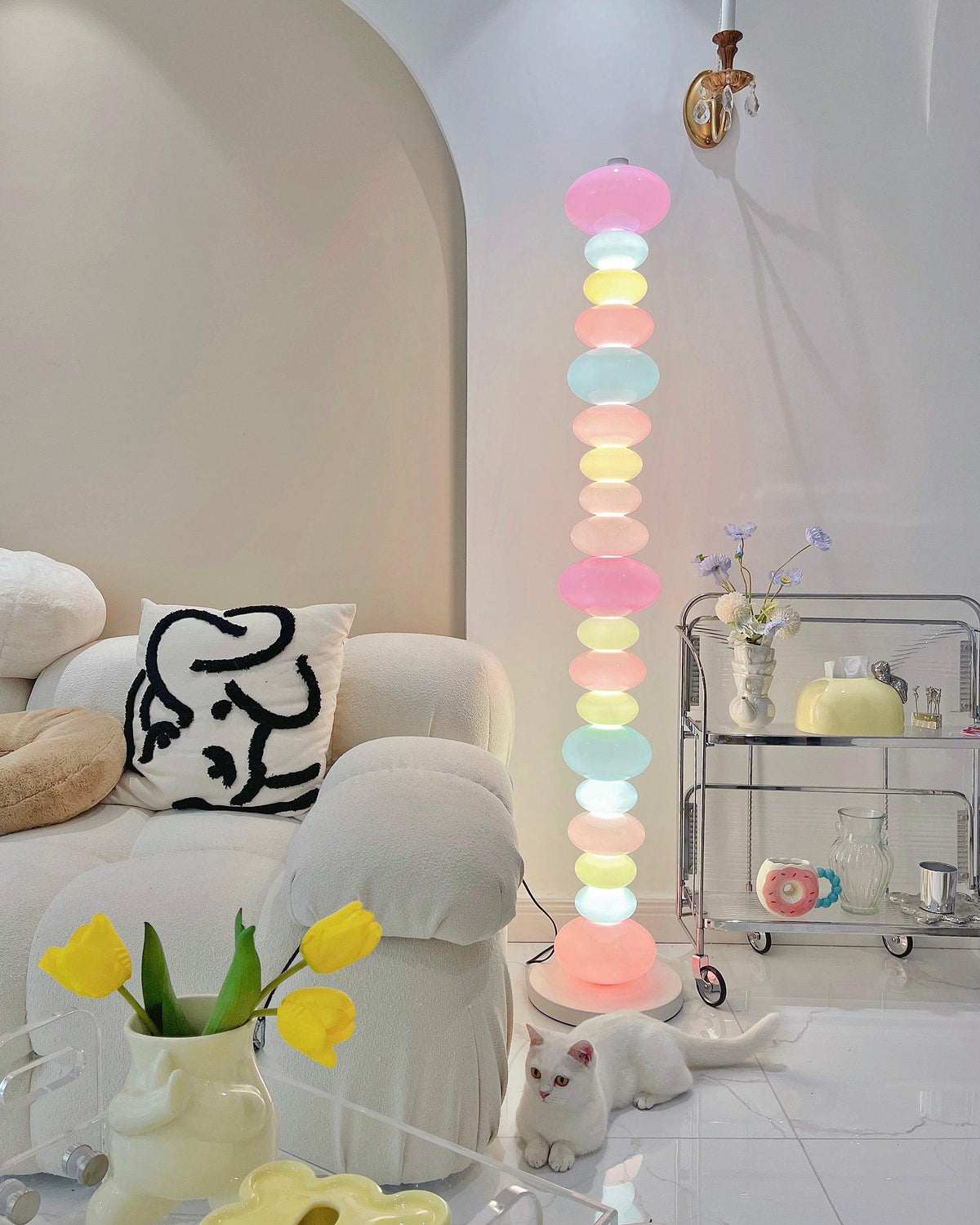 Avelare Marmeren Atristic vloerlamp