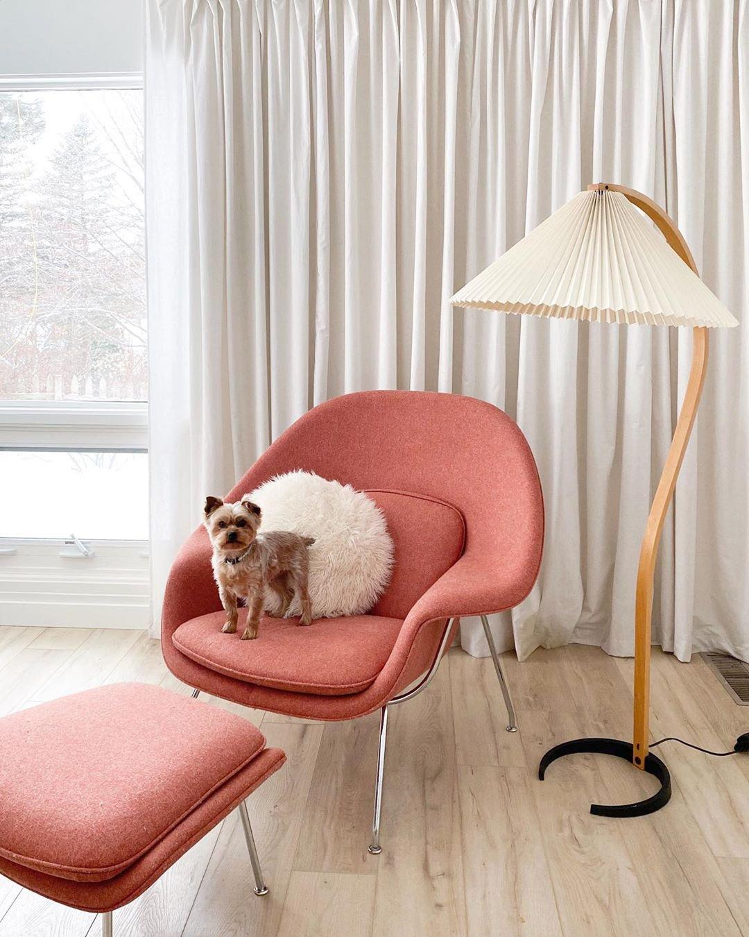 Viaro houten vloerlamp