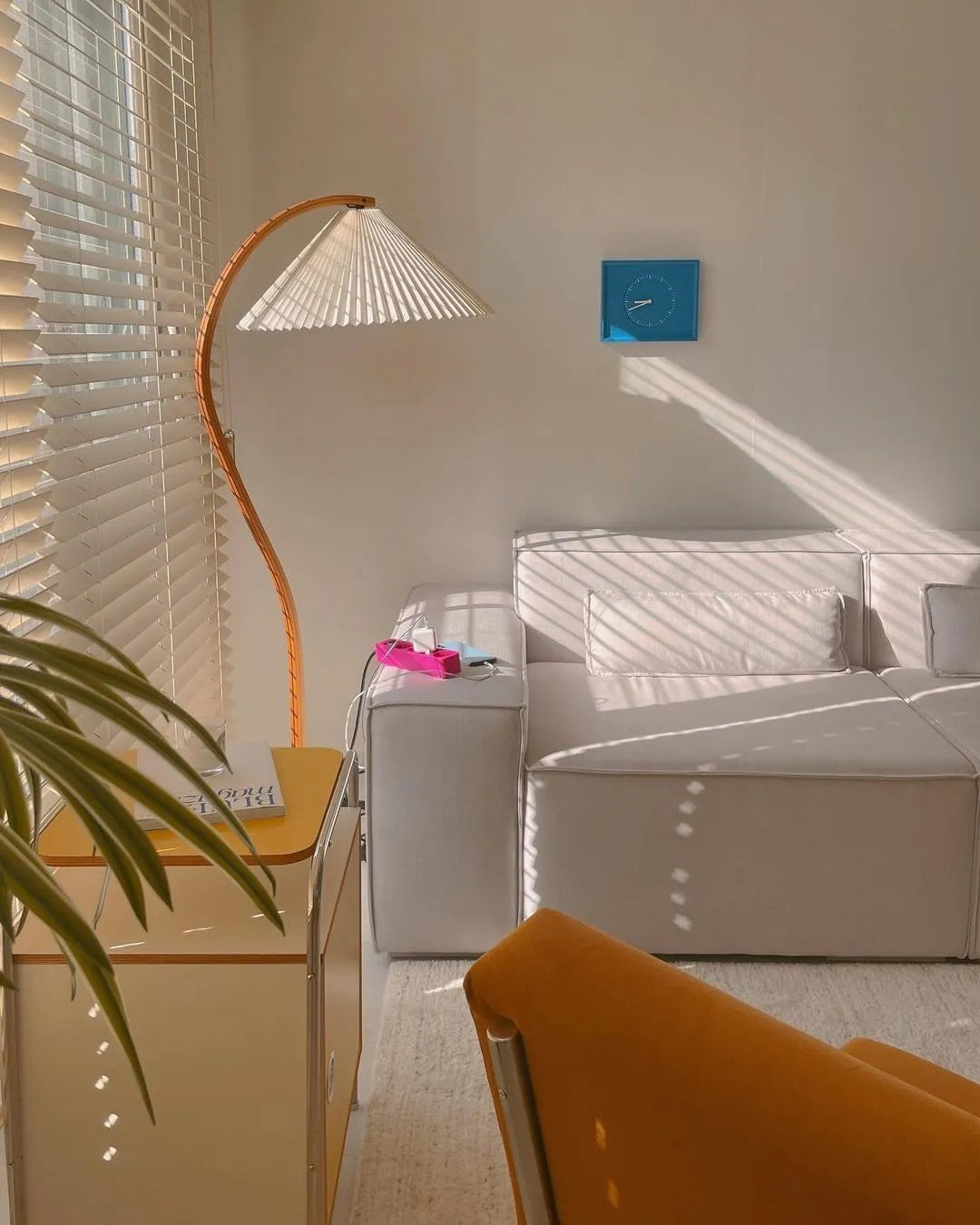 Viaro houten vloerlamp
