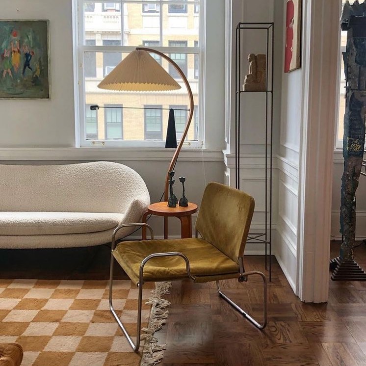 Viaro houten vloerlamp