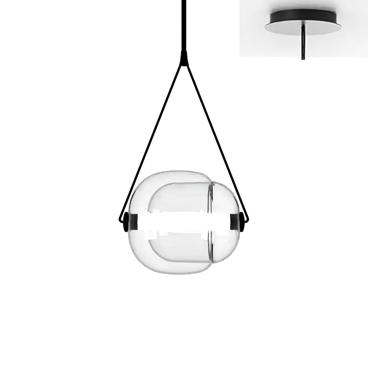 Ovexa Moderne hanglamp van glas