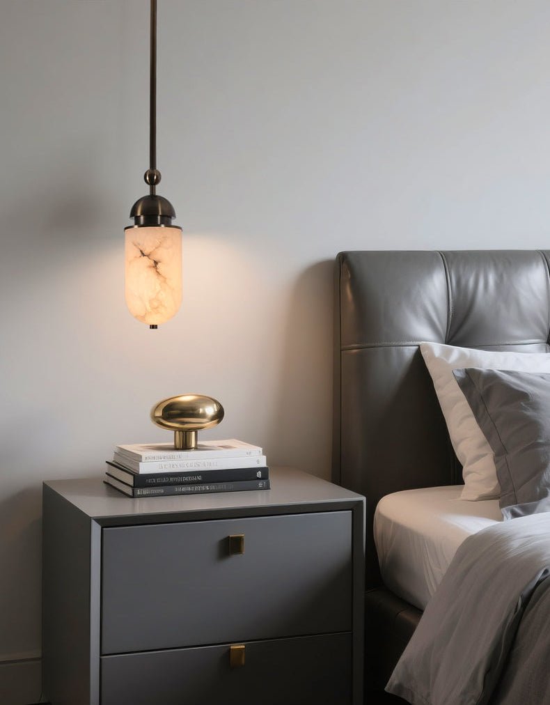 Capsule hanglamp albast