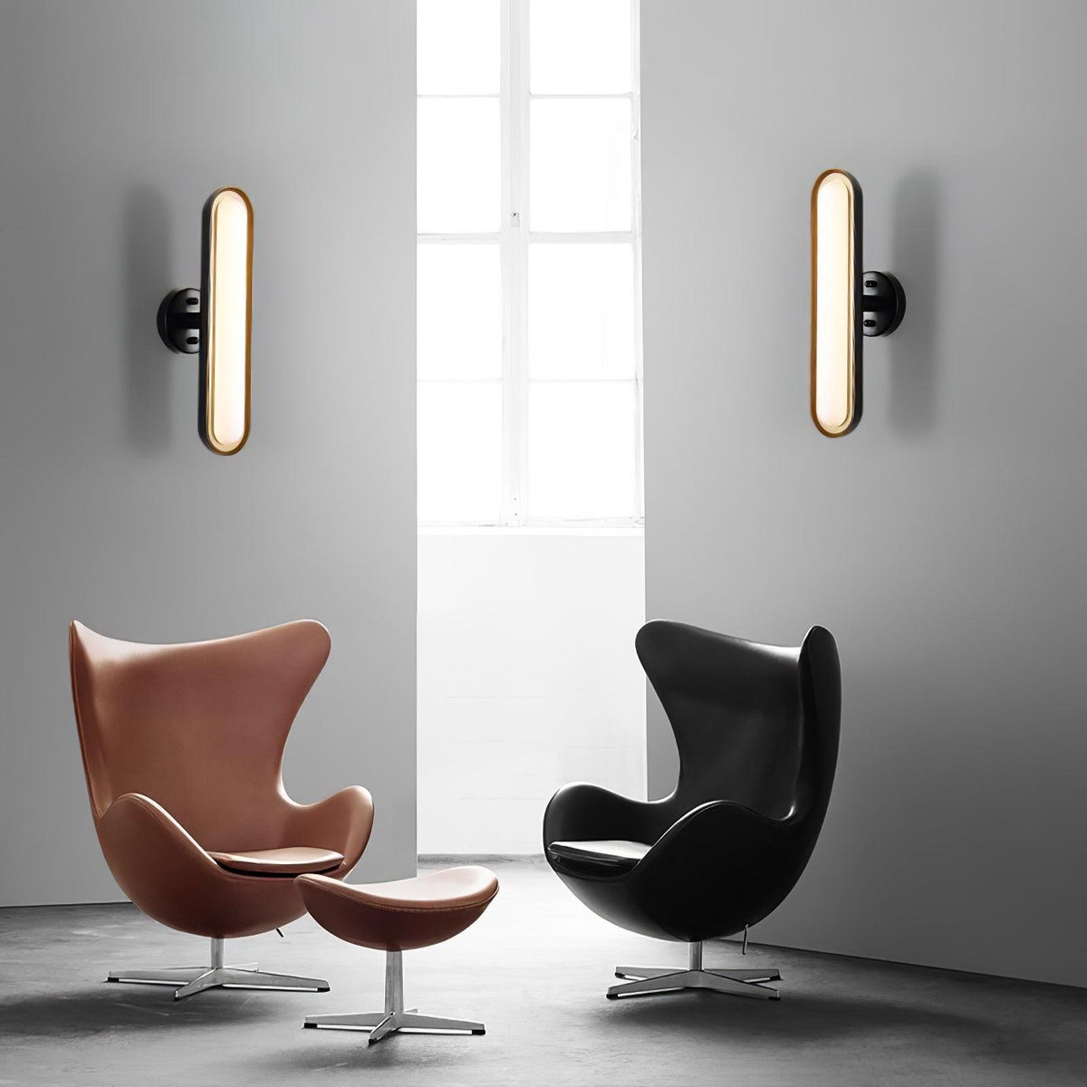Seveno Acryl Industriële wandlamp