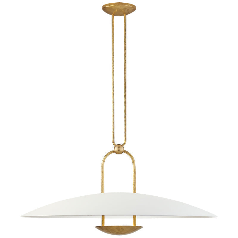 Orialette hanglamp van messing met goudkleurige afwerking