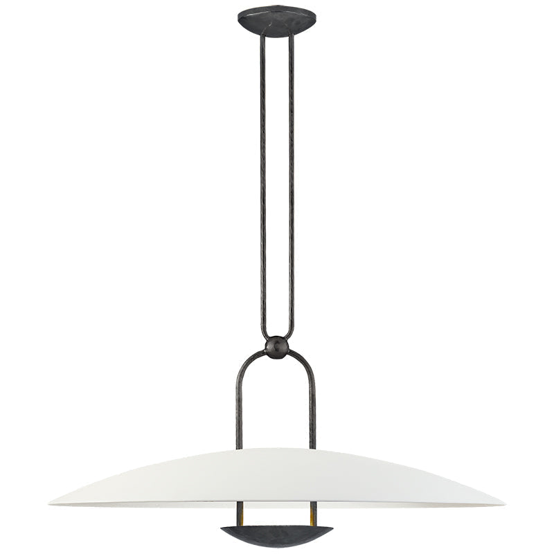 Orialette hanglamp van messing met goudkleurige afwerking