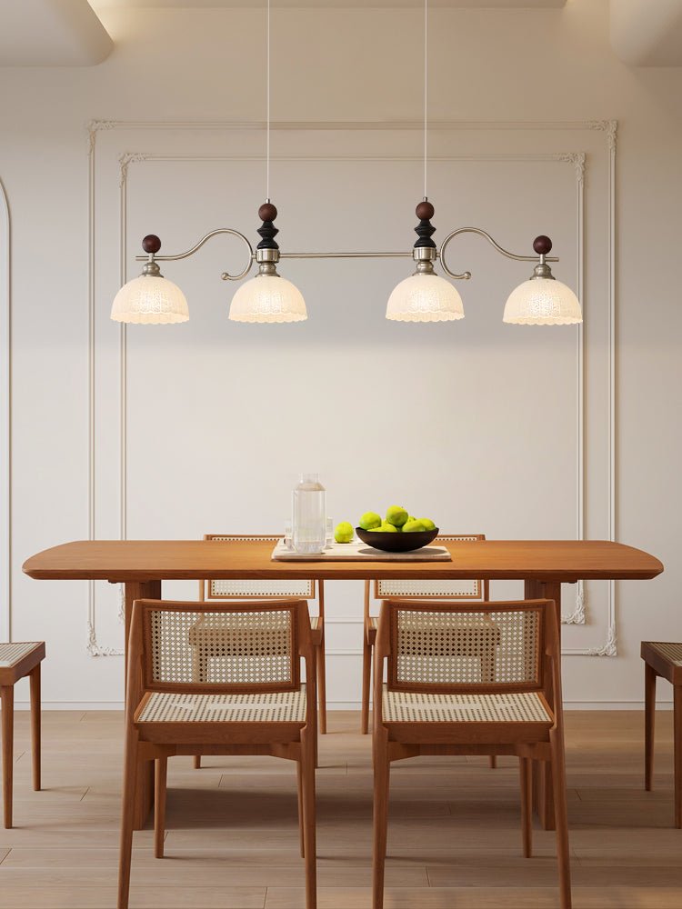 Ivvinisra elegantie Vintage Island Houten hanglamp