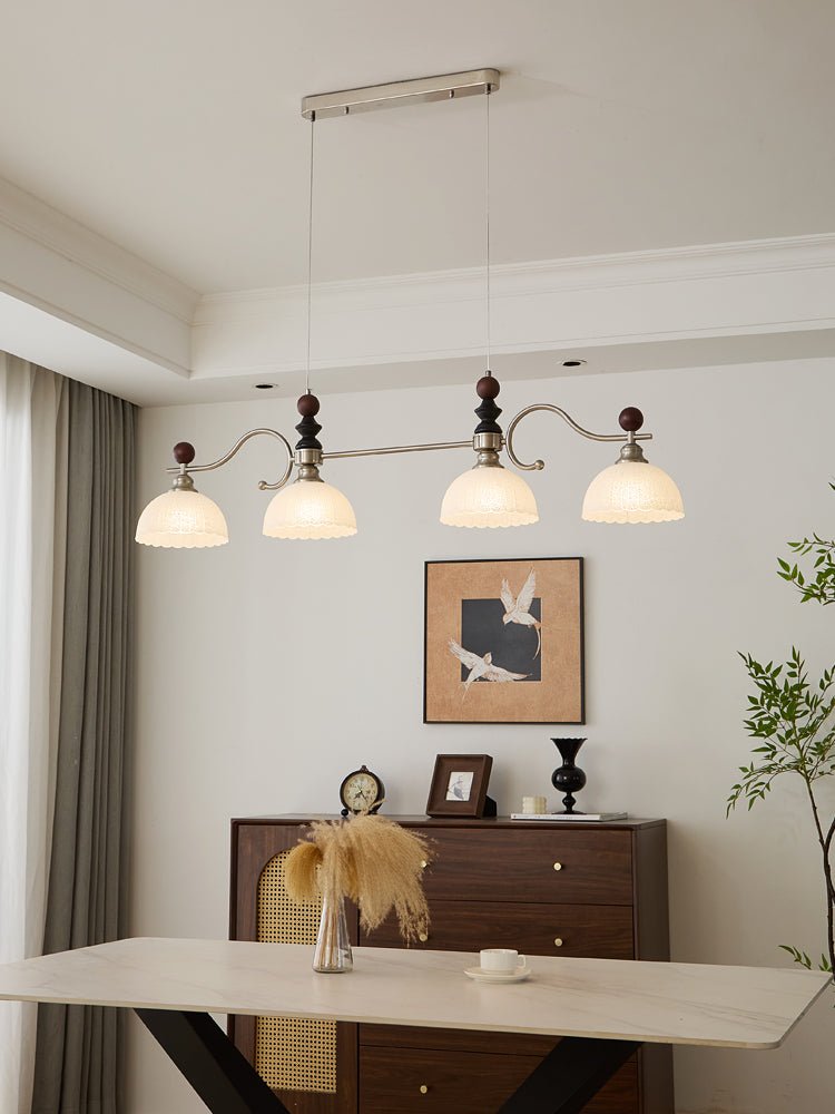 Ivvinisra elegantie Vintage Island Houten hanglamp