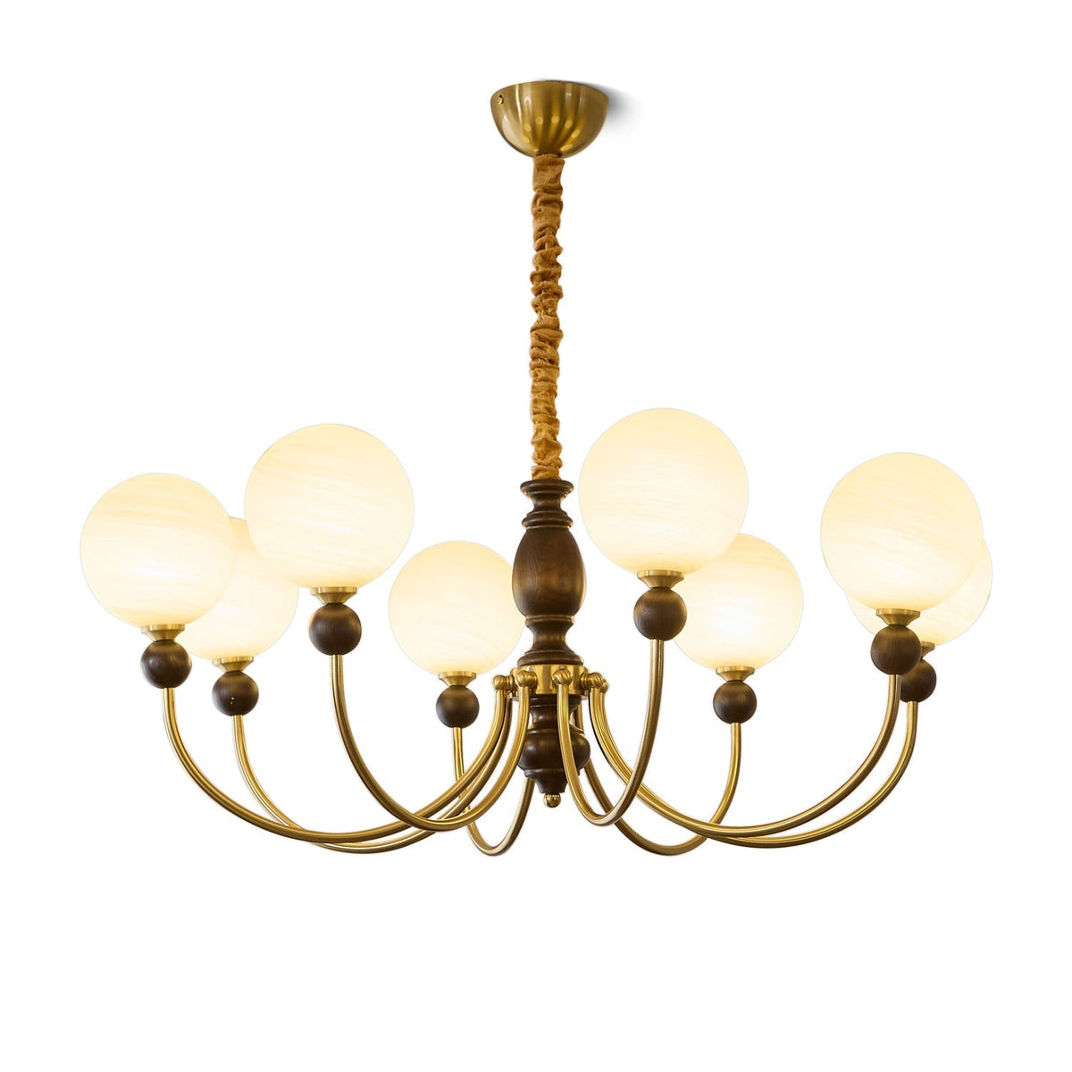 Syvineth Premium Nordic Orbital Houten Kroonluchter