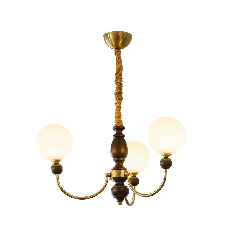 Syvineth Premium Nordic Orbital Houten Kroonluchter