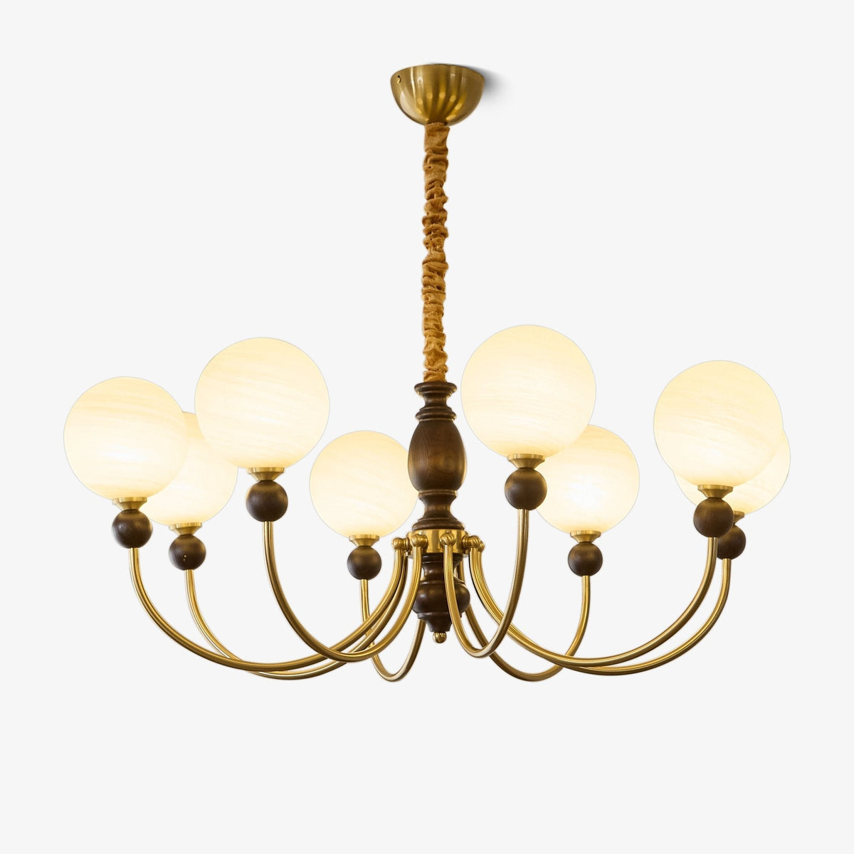 Syvineth Premium Nordic Orbital Houten Kroonluchter