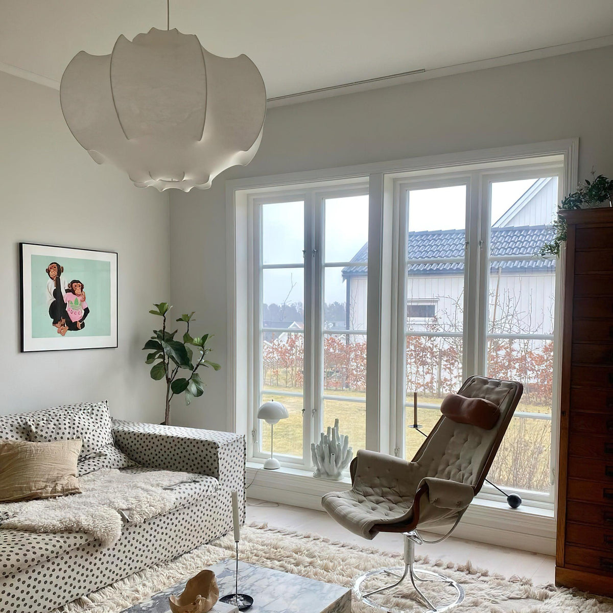 Velinena hanglamp