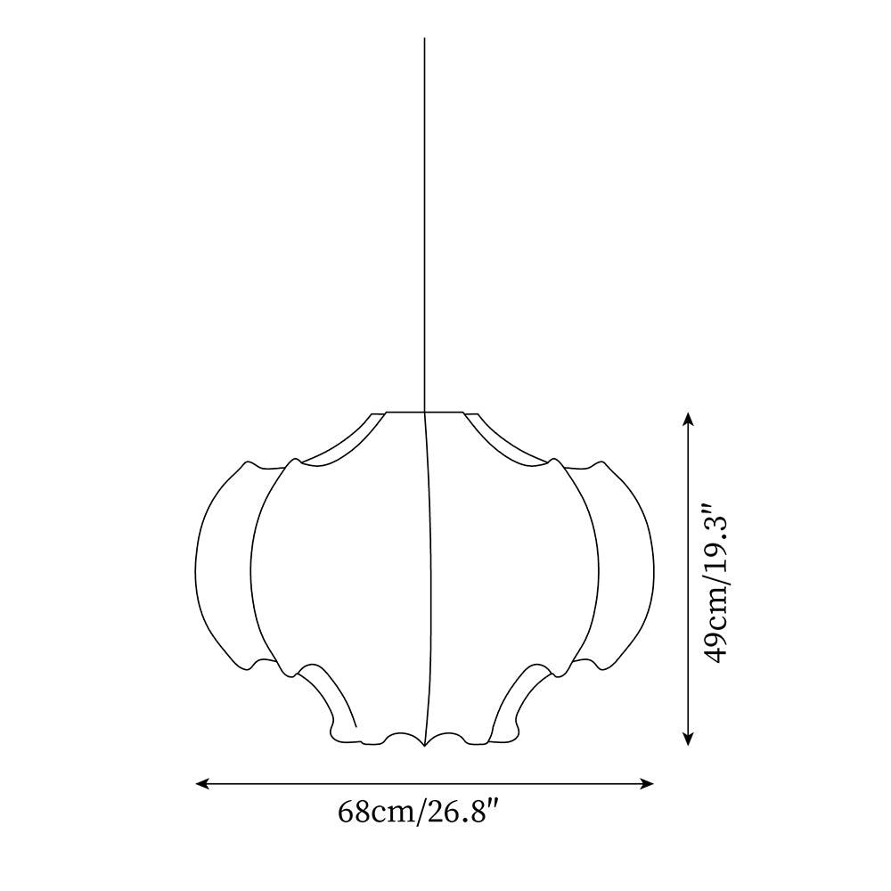 Velinena hanglamp