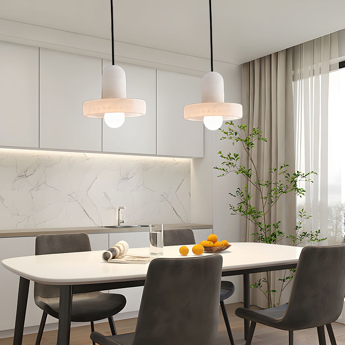 Carrara albasten hanglamp