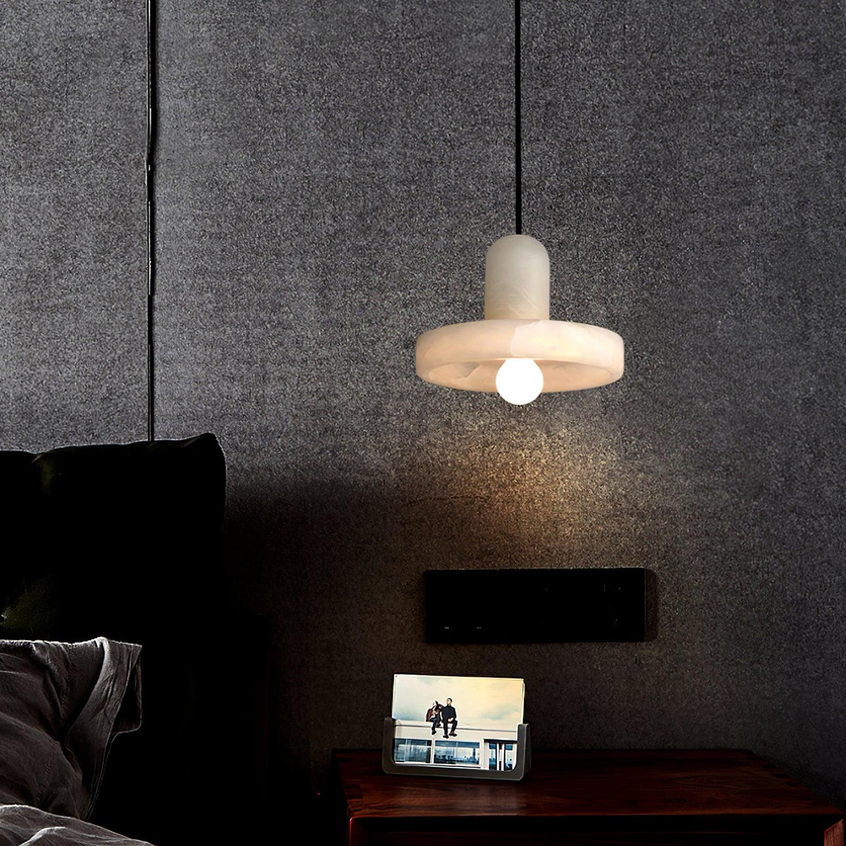 Carrara albasten hanglamp