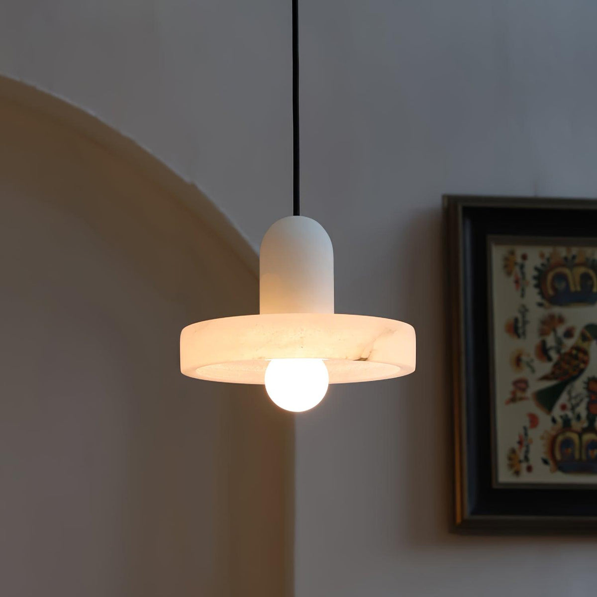Carrara albasten hanglamp