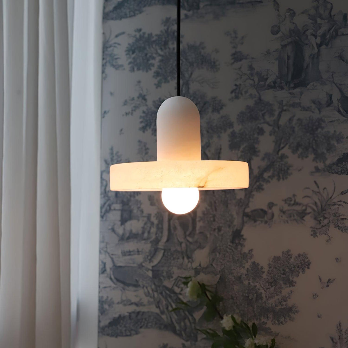 Carrara albasten hanglamp