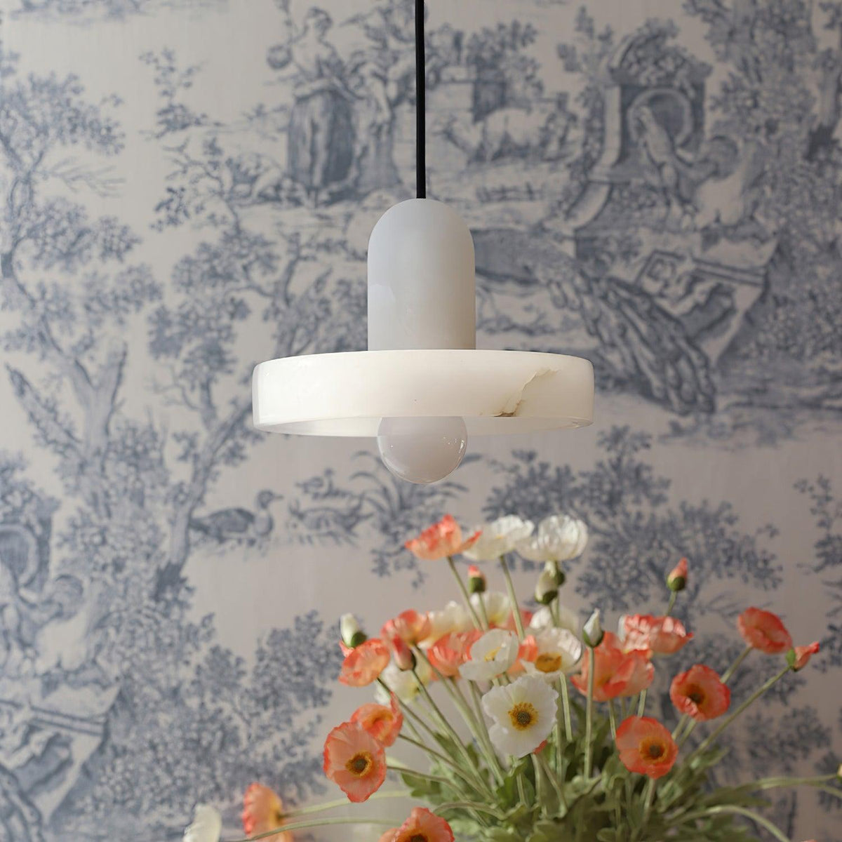 Carrara albasten hanglamp