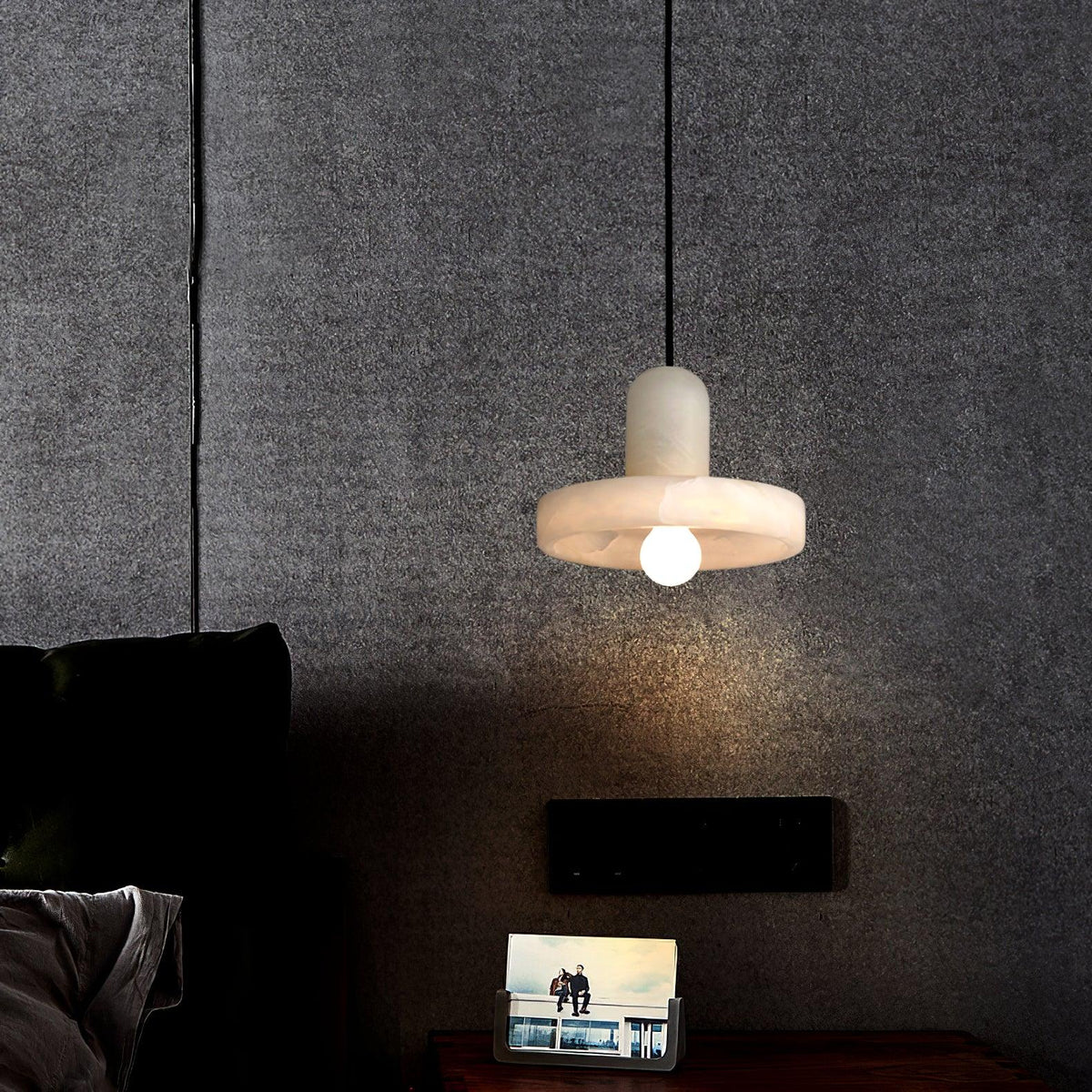 Carrara albasten hanglamp