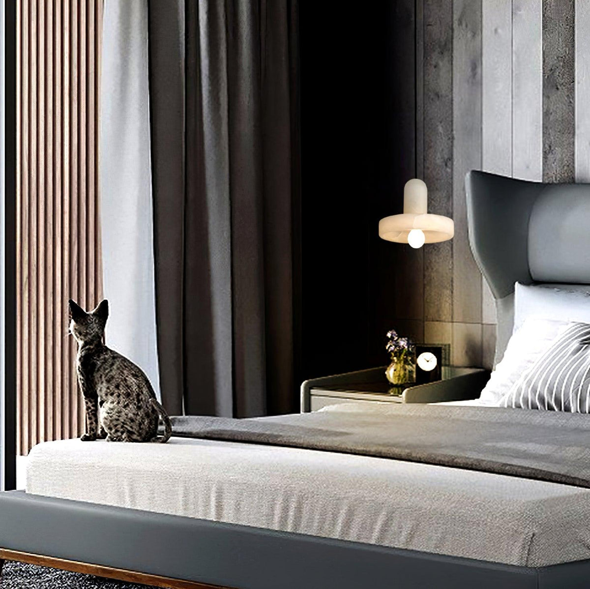 Carrara albasten hanglamp
