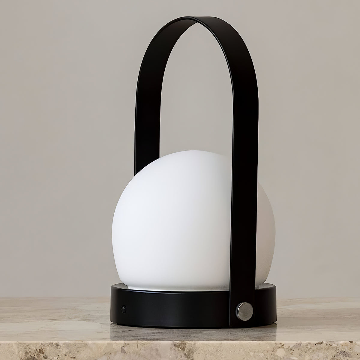 Zenon Minimalistische glazen tafellamp