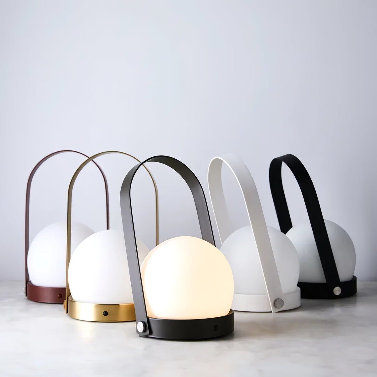 Zenon Minimalistische glazen tafellamp