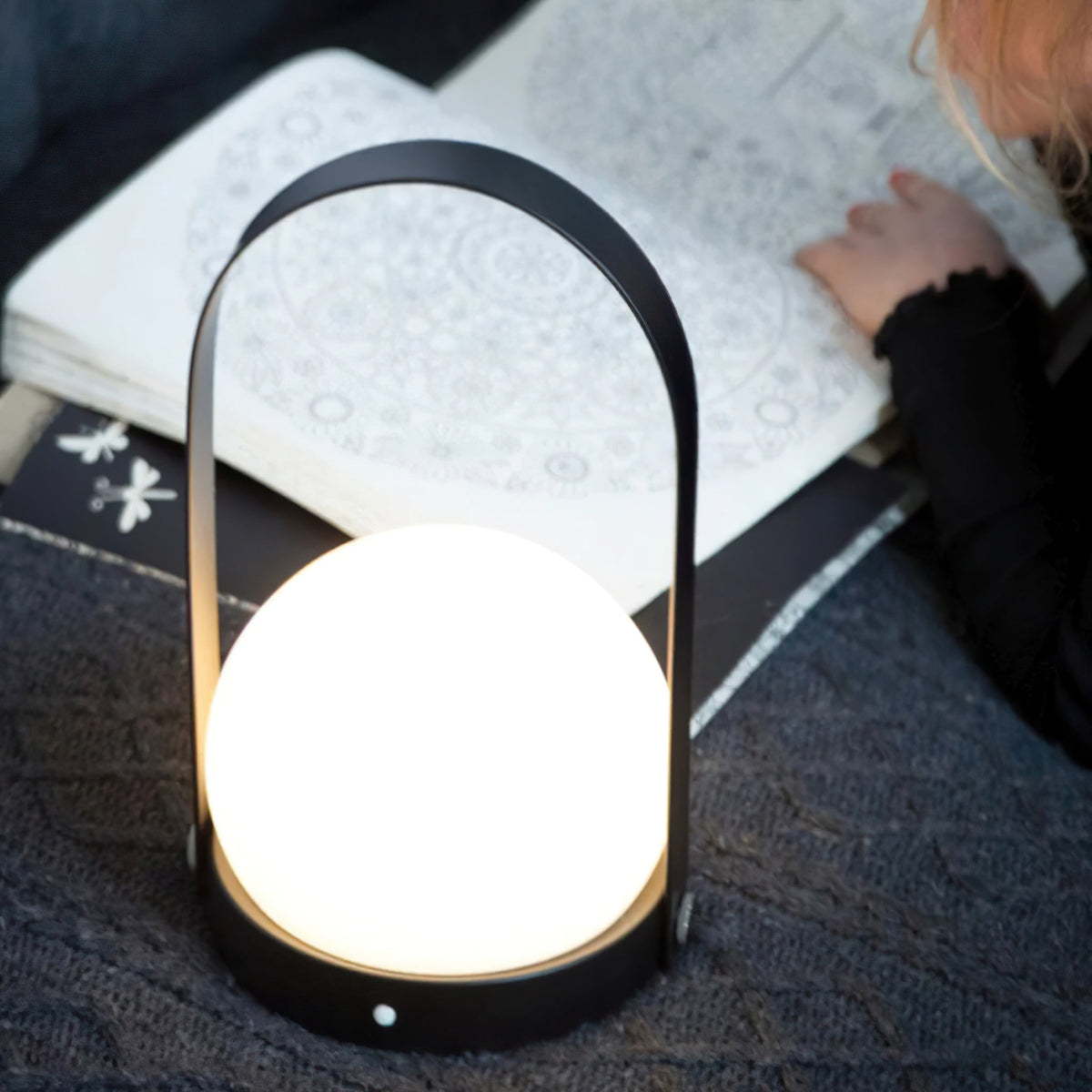 Zenon Minimalistische glazen tafellamp