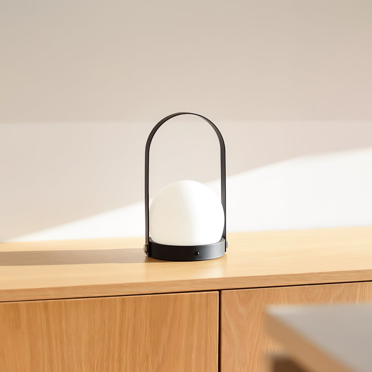 Zenon Minimalistische glazen tafellamp