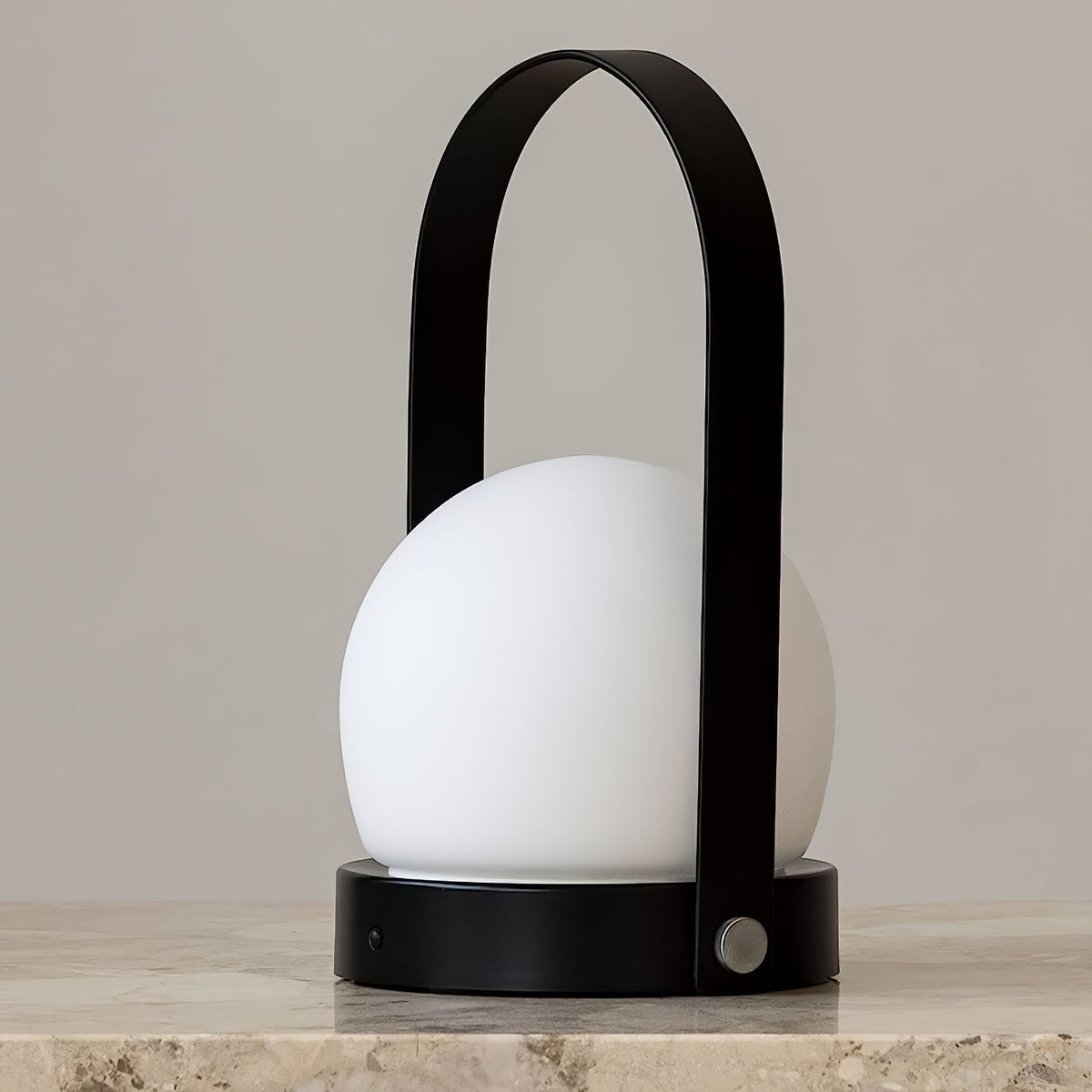 Zenon Minimalistische glazen tafellamp