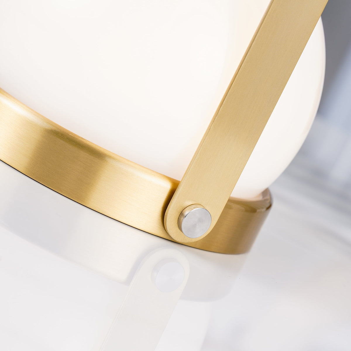 Zenon Minimalistische glazen tafellamp
