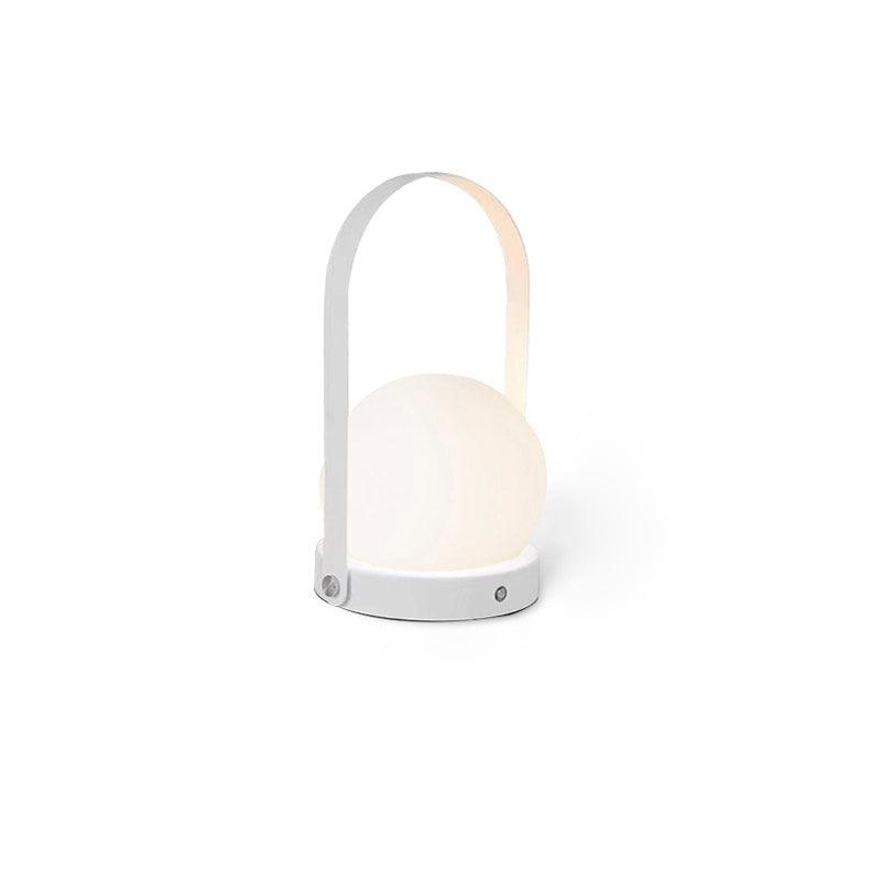 Zenon Minimalistische glazen tafellamp