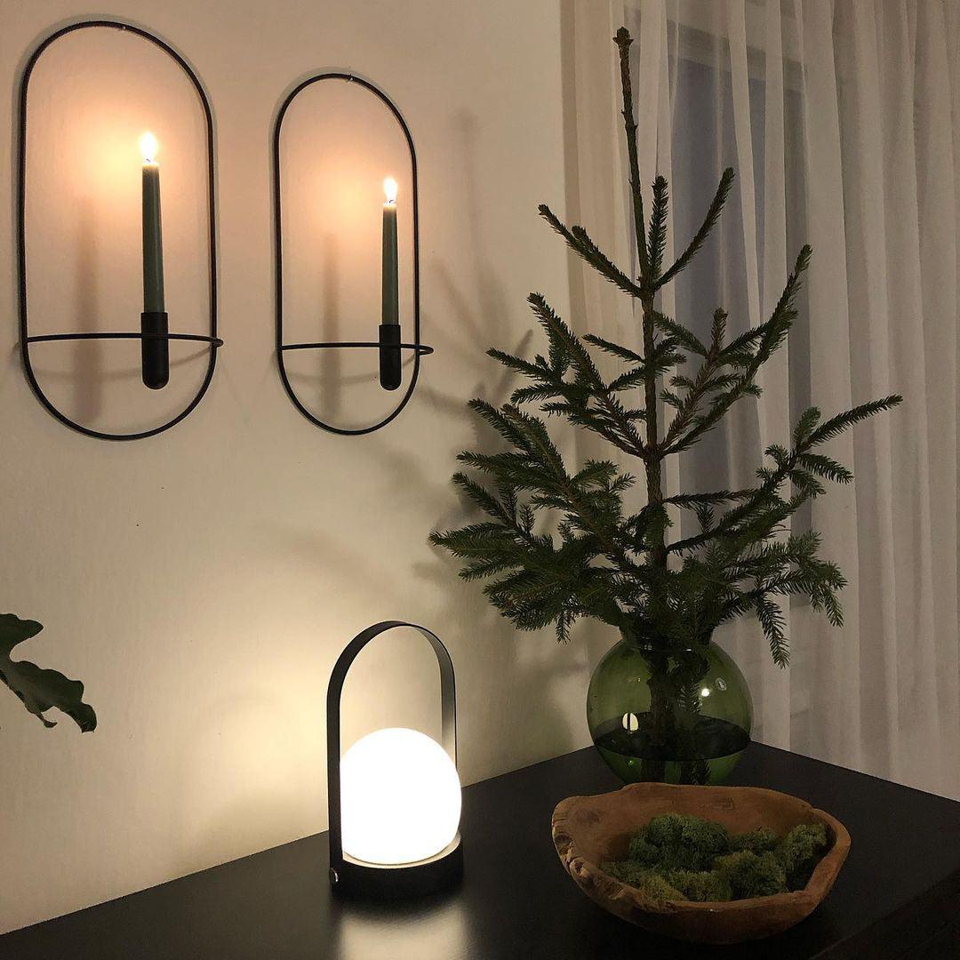Zenon Minimalistische glazen tafellamp