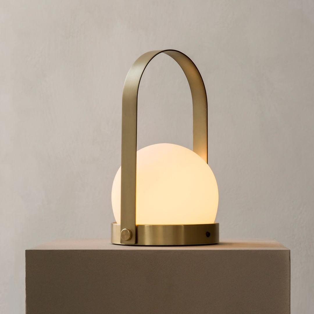 Zenon Minimalistische glazen tafellamp