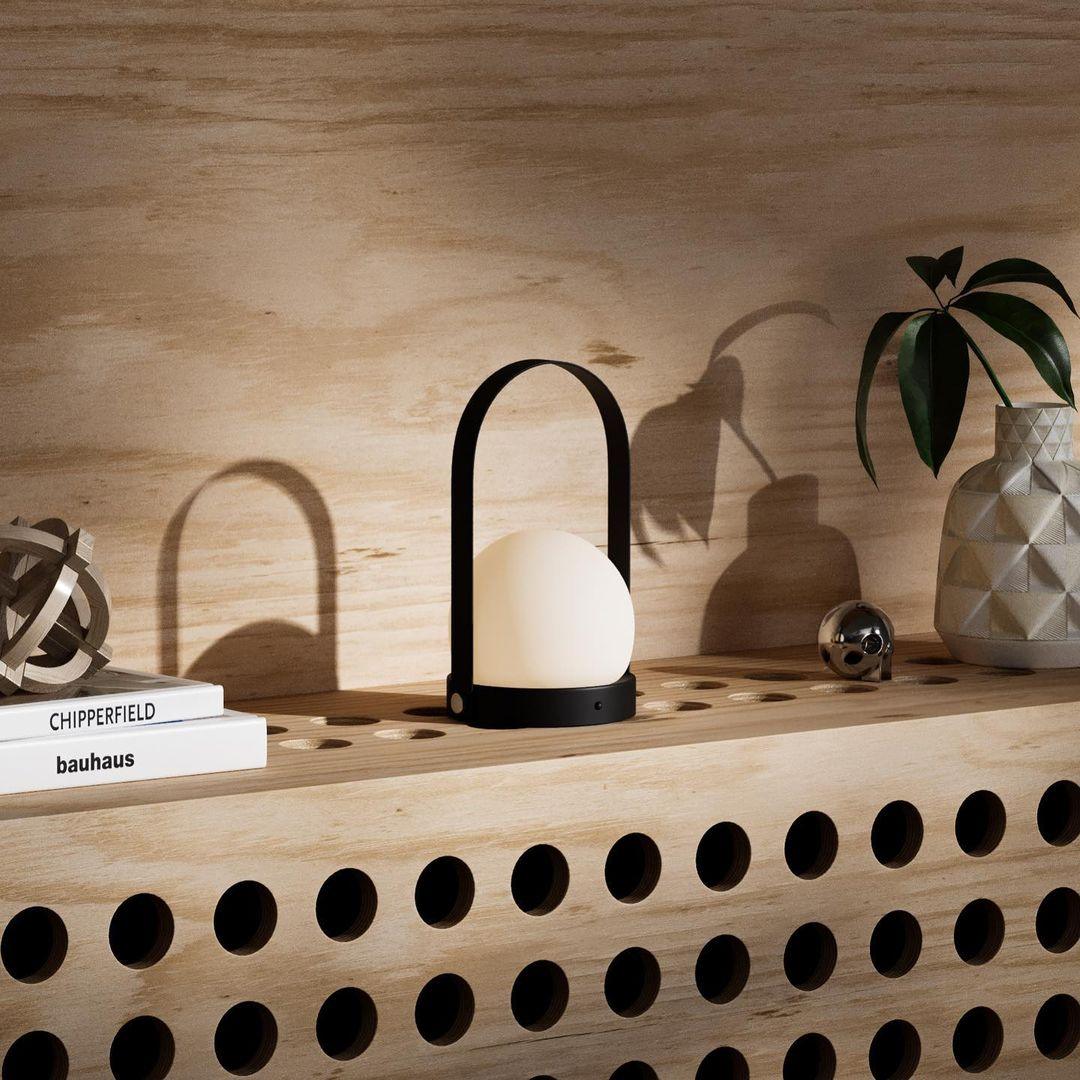 Zenon Minimalistische glazen tafellamp