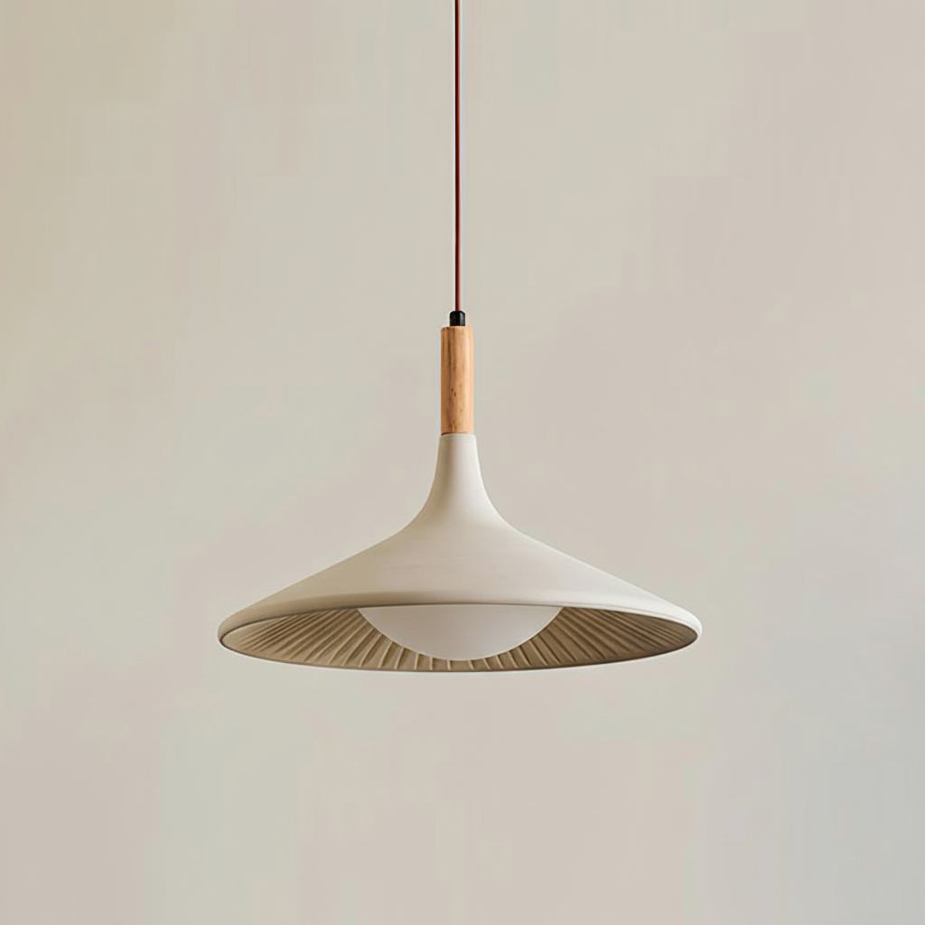 Houten hanglamp