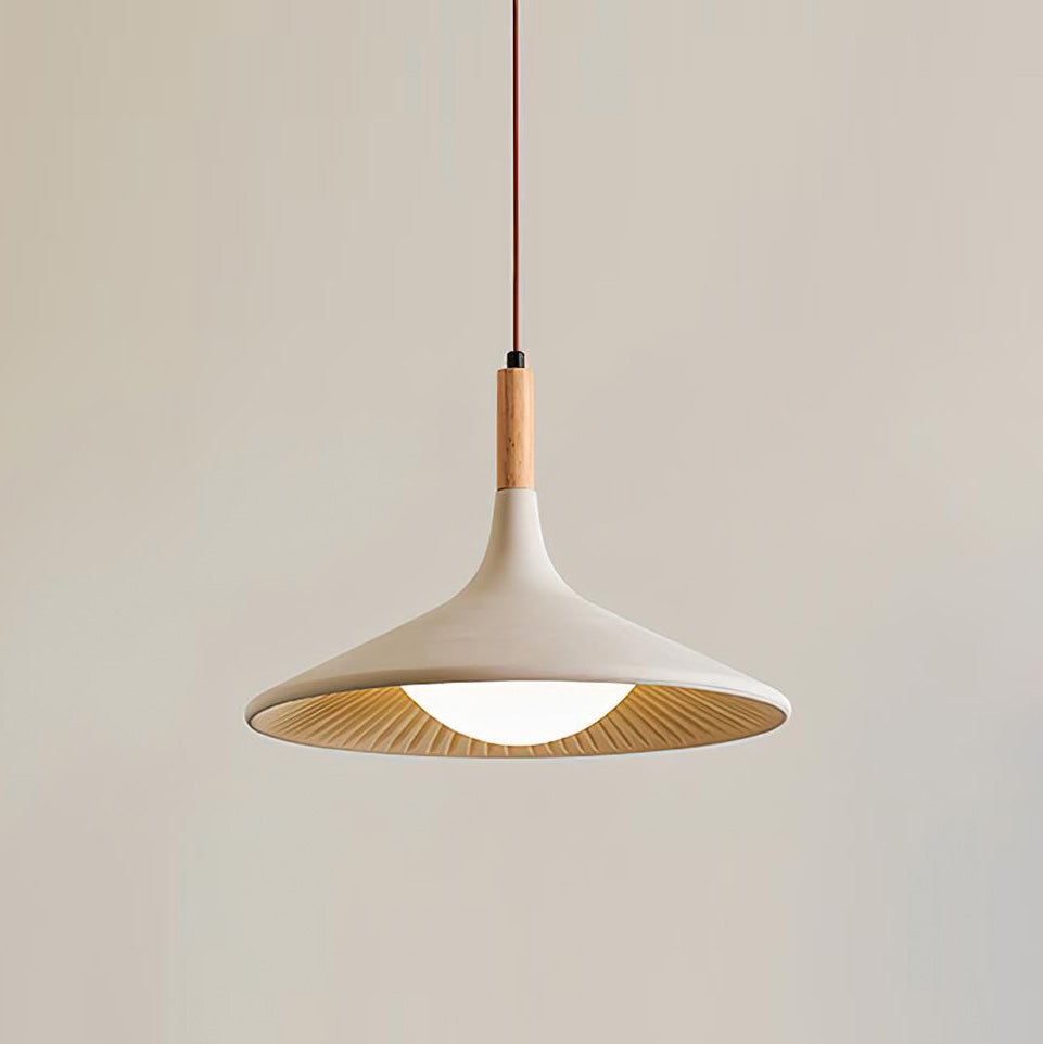 Houten hanglamp