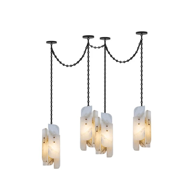 Aurevian Cascading Chain Cluster Kroonluchter