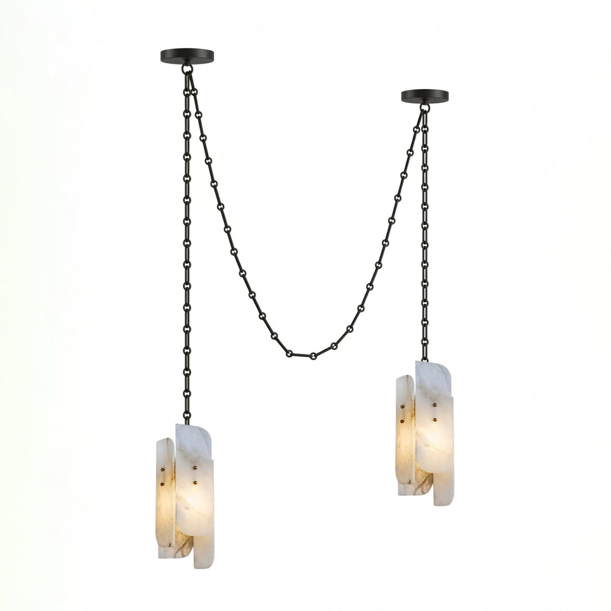 Aurevian Cascading Chain Cluster Kroonluchter