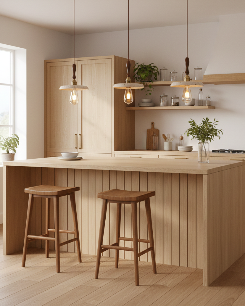 Seruine travertin hanglamp