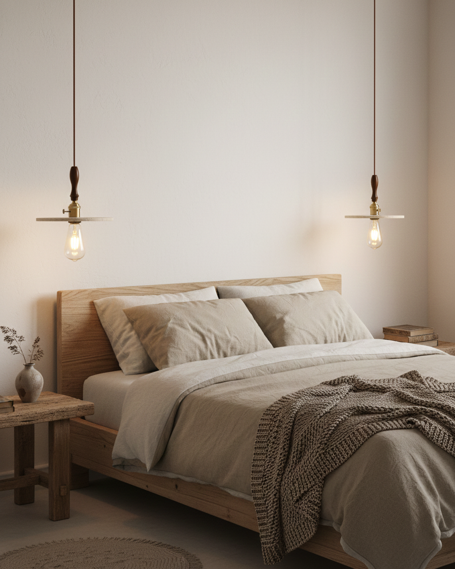Seruine travertin hanglamp