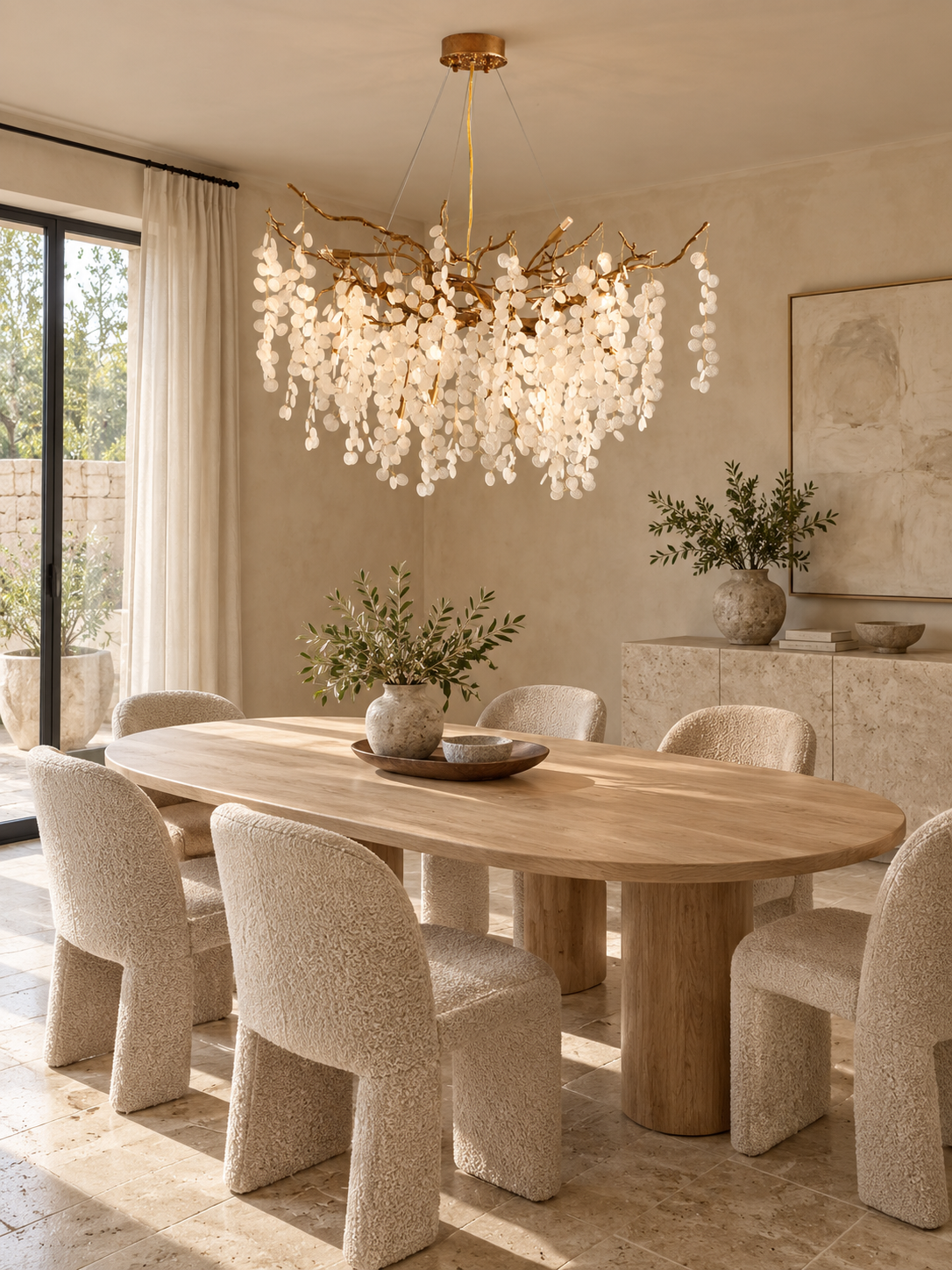 Greshmont tak waterval kroonluchter