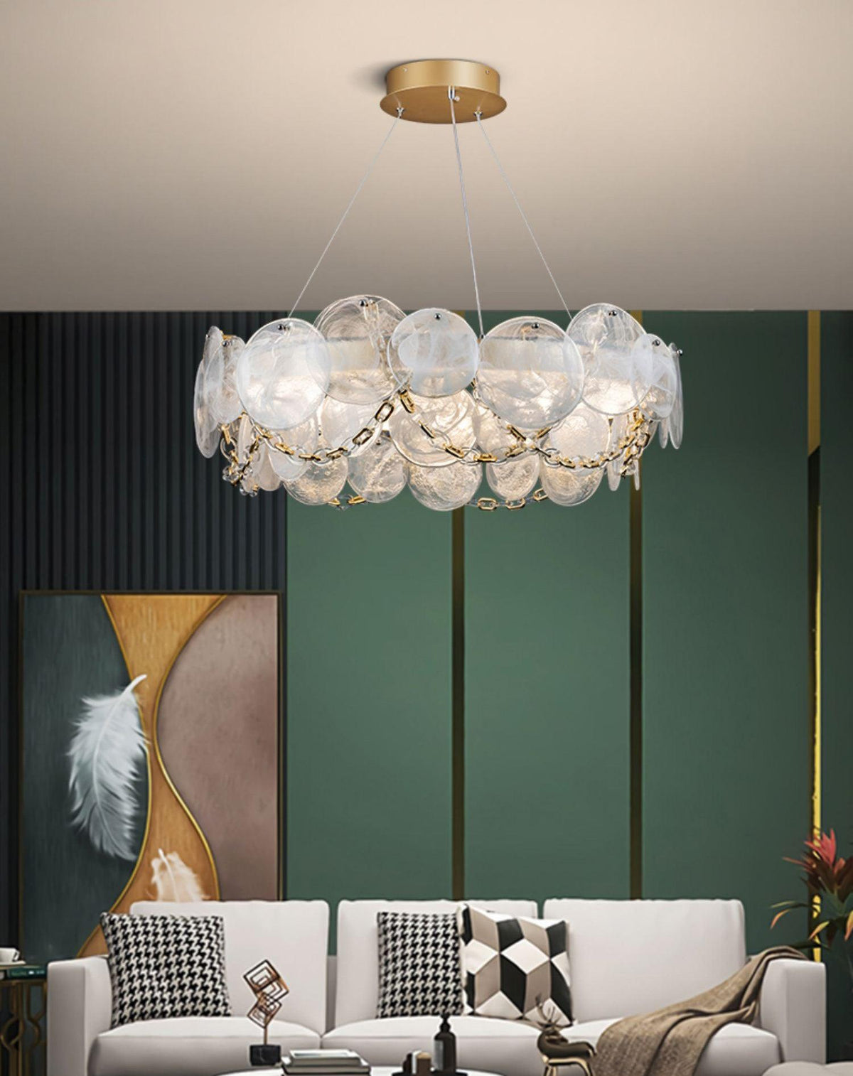 Celinaria luxe glas kroonluchter
