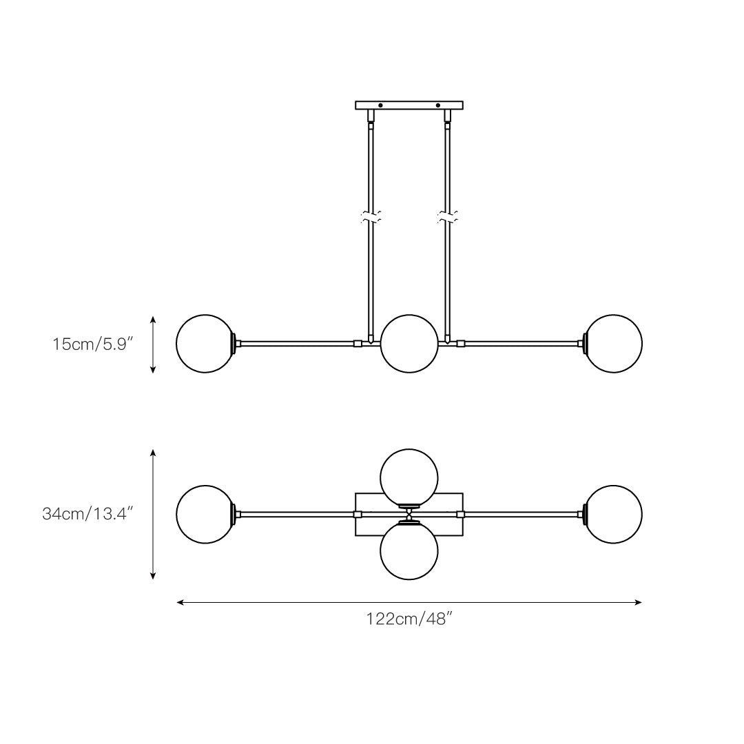 Reninira Lineaire hanglamp