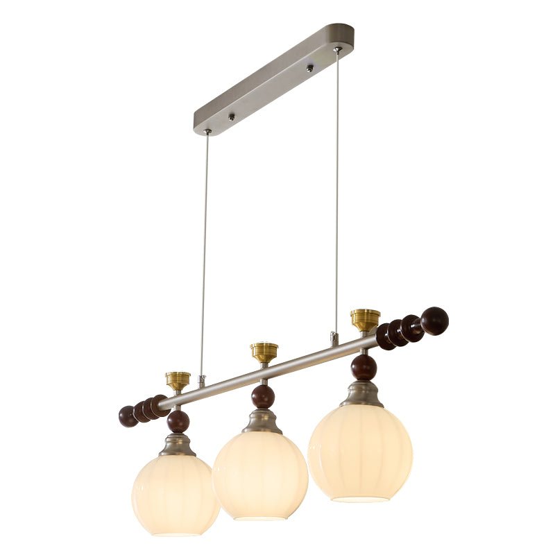 Otheia elegantie Vintage Lineaire hanglamp van Hout