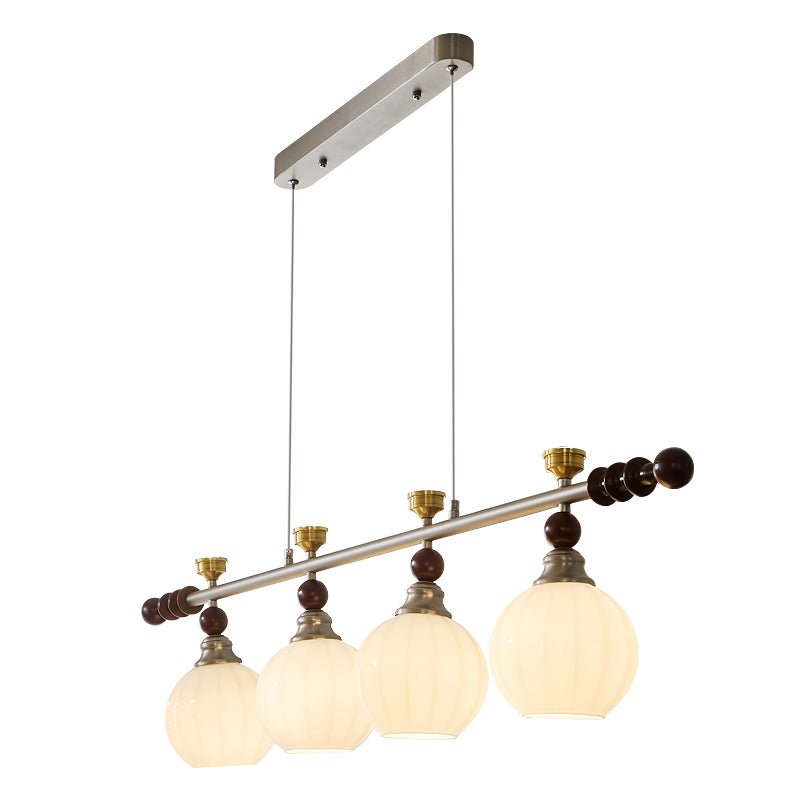 Otheia elegantie Vintage Lineaire hanglamp van Hout