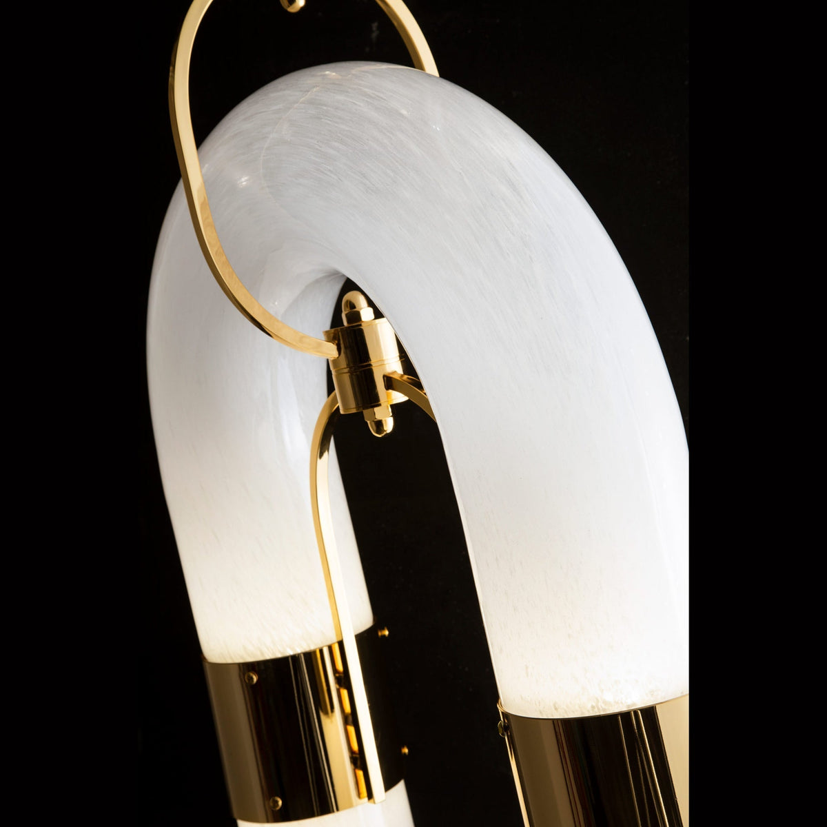 Moderne hanglamp van roestvrij staal met ketting