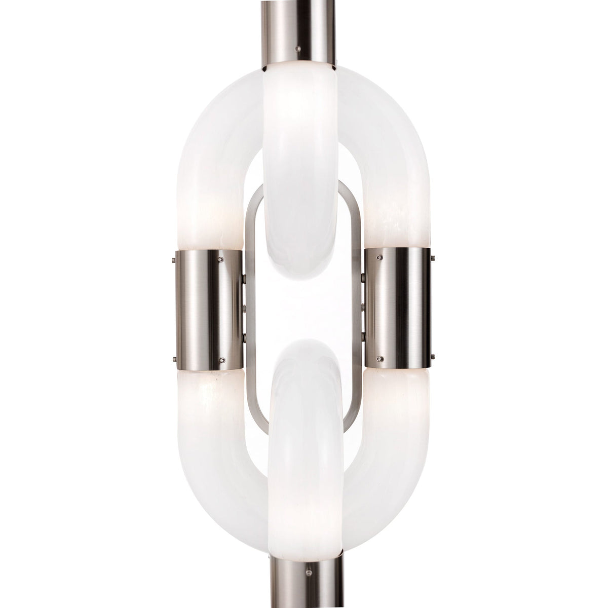 Moderne hanglamp van roestvrij staal met ketting